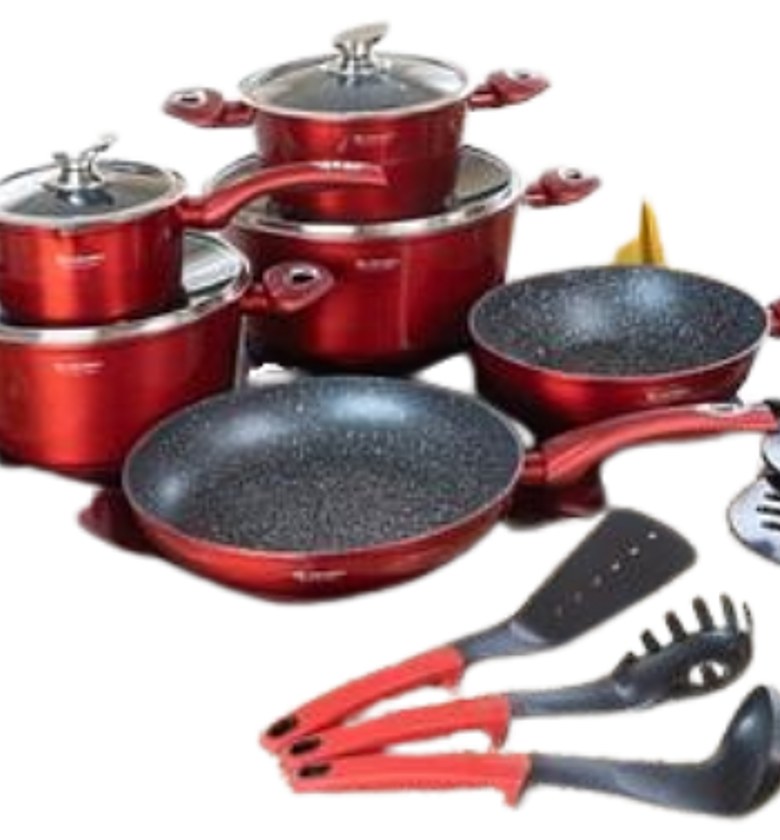 Edenberg EB-5620 15-piece premium granite-coated cookware set designed for durable, non-stick cooking. image