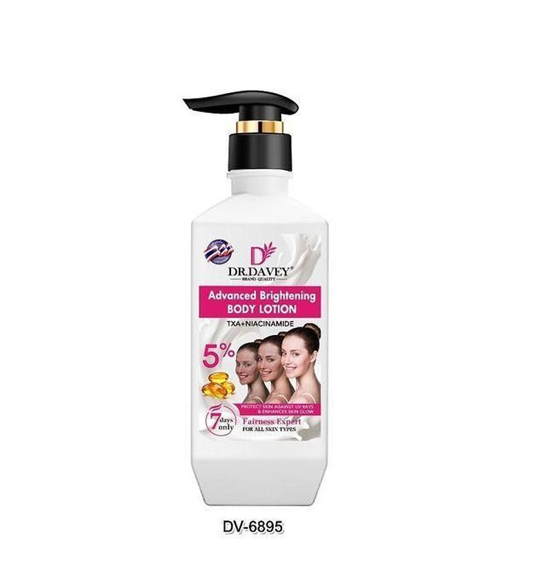 Dr. Davey Advanced Brightening Body Lotion TXA + Niacinamide 5% – 500 ml image