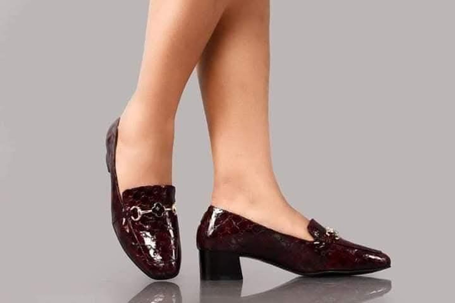 Premium Turkish Pure Leather Classic Maroon Shoes image