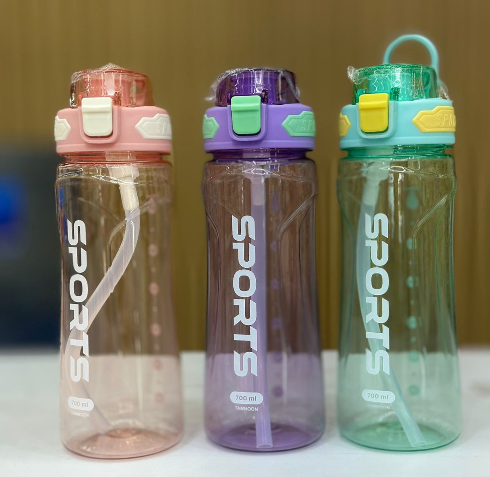 Water bottles image