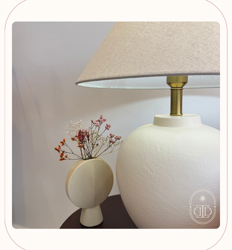 Minimalist table lamp. image