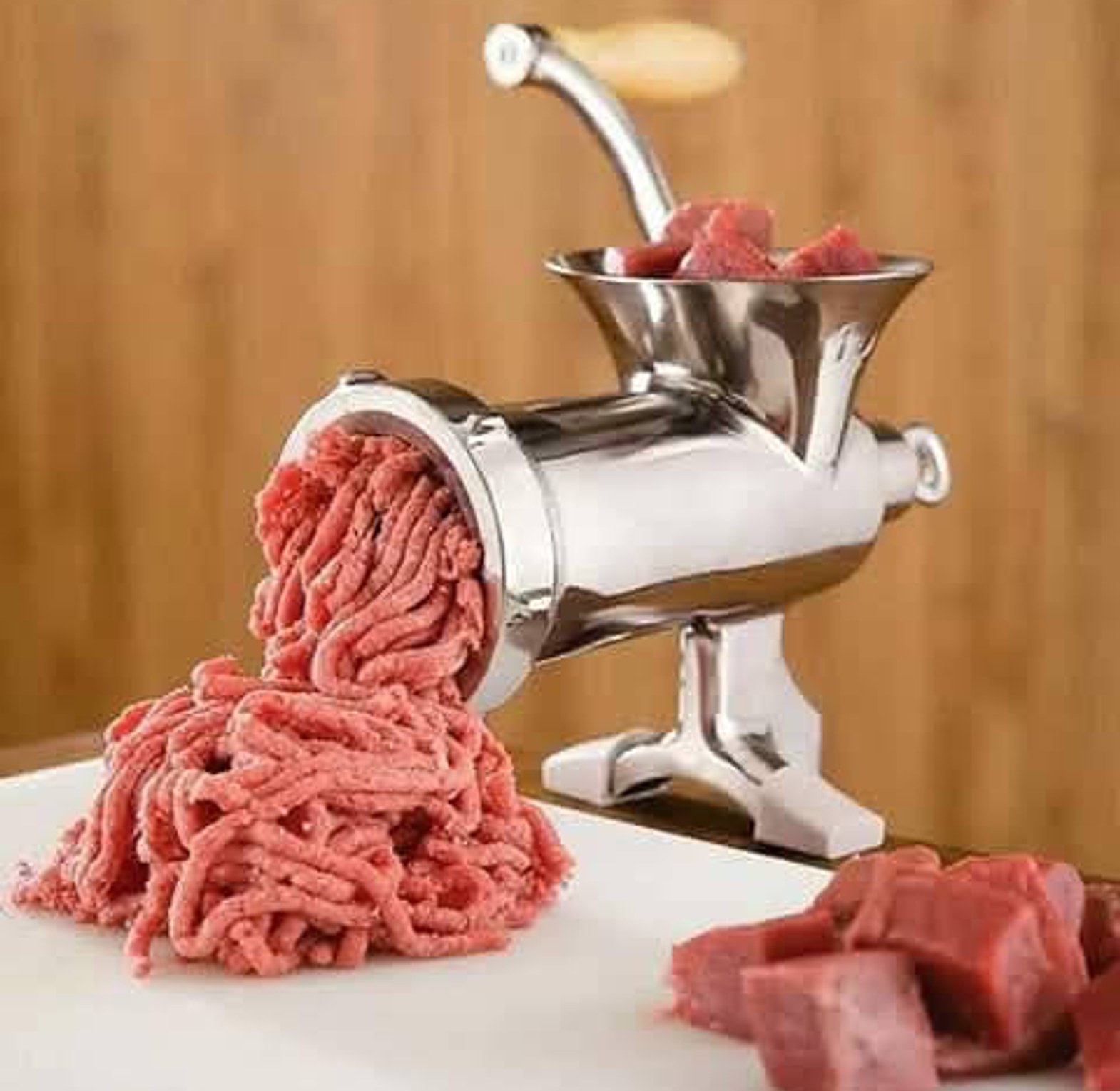 Manual Meat Mincer / Grinder - Aluminum Alloy image