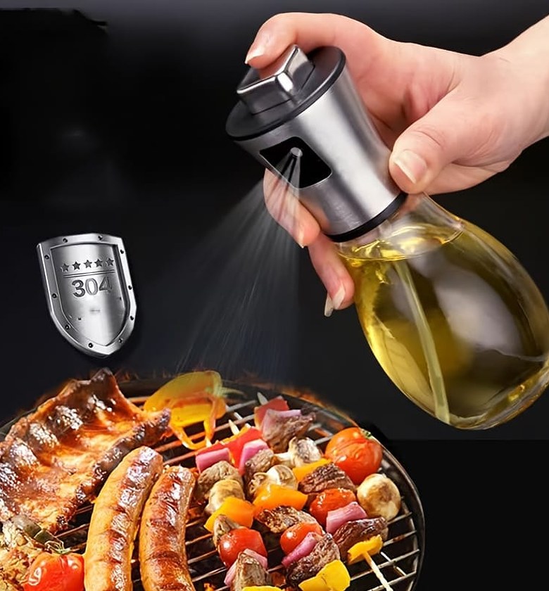 Oil Spray Bottle, Oil Sprayer Jar image