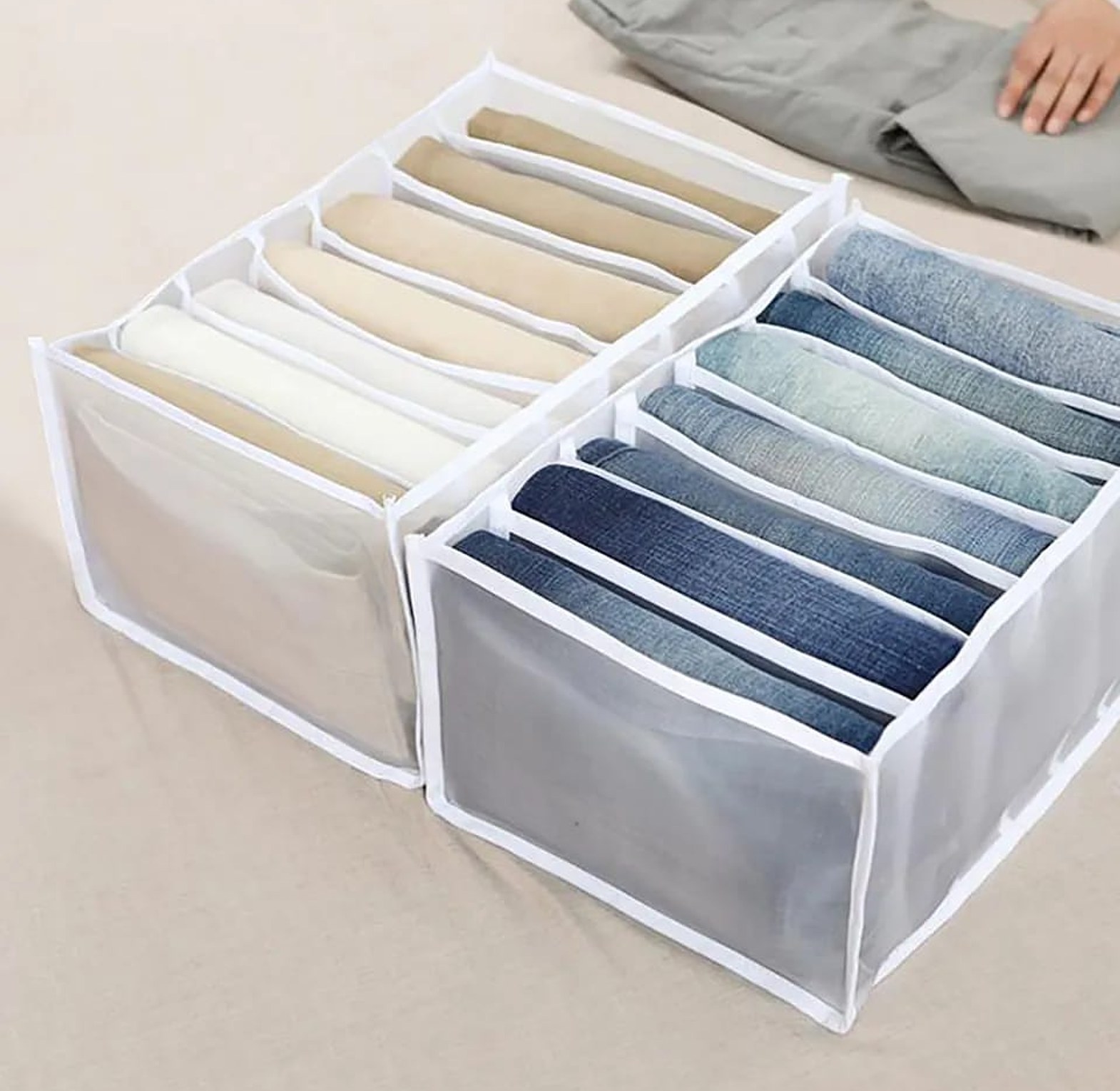 Closet Organizer Jeans Storage Box image