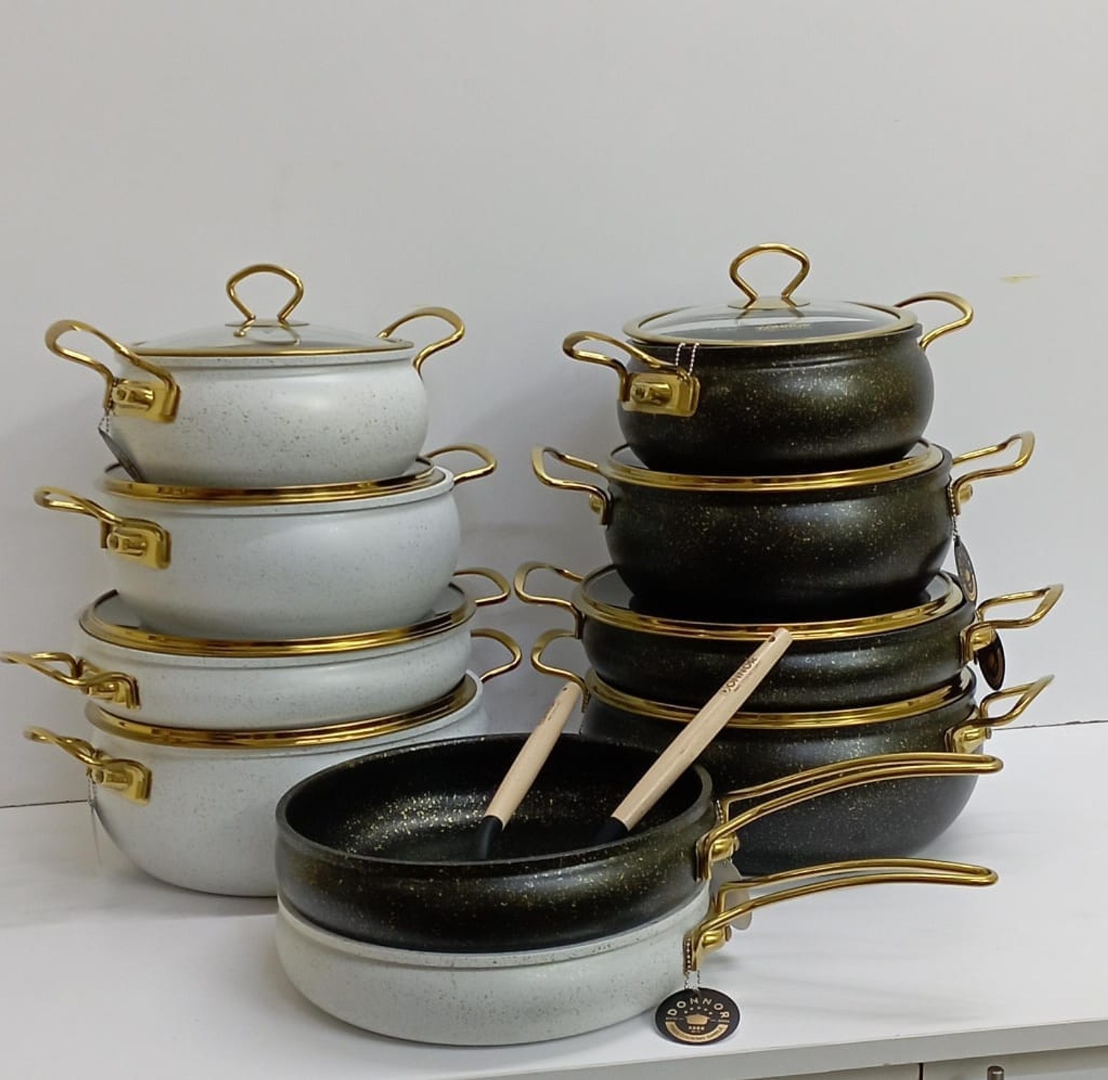 Best Quality 11 pc marble granite cookware set image