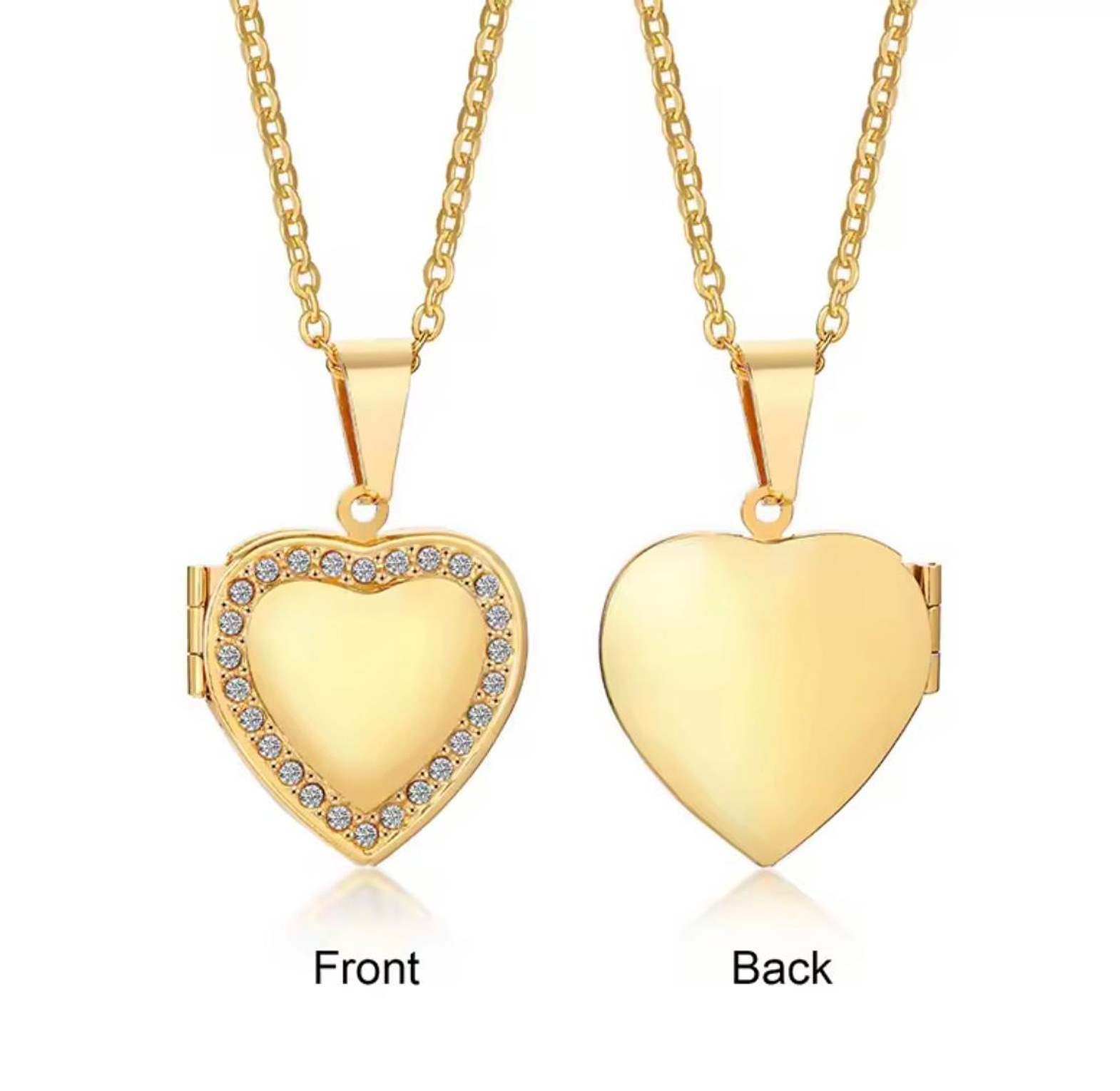 Eternal Heart Photo Locket Necklace image