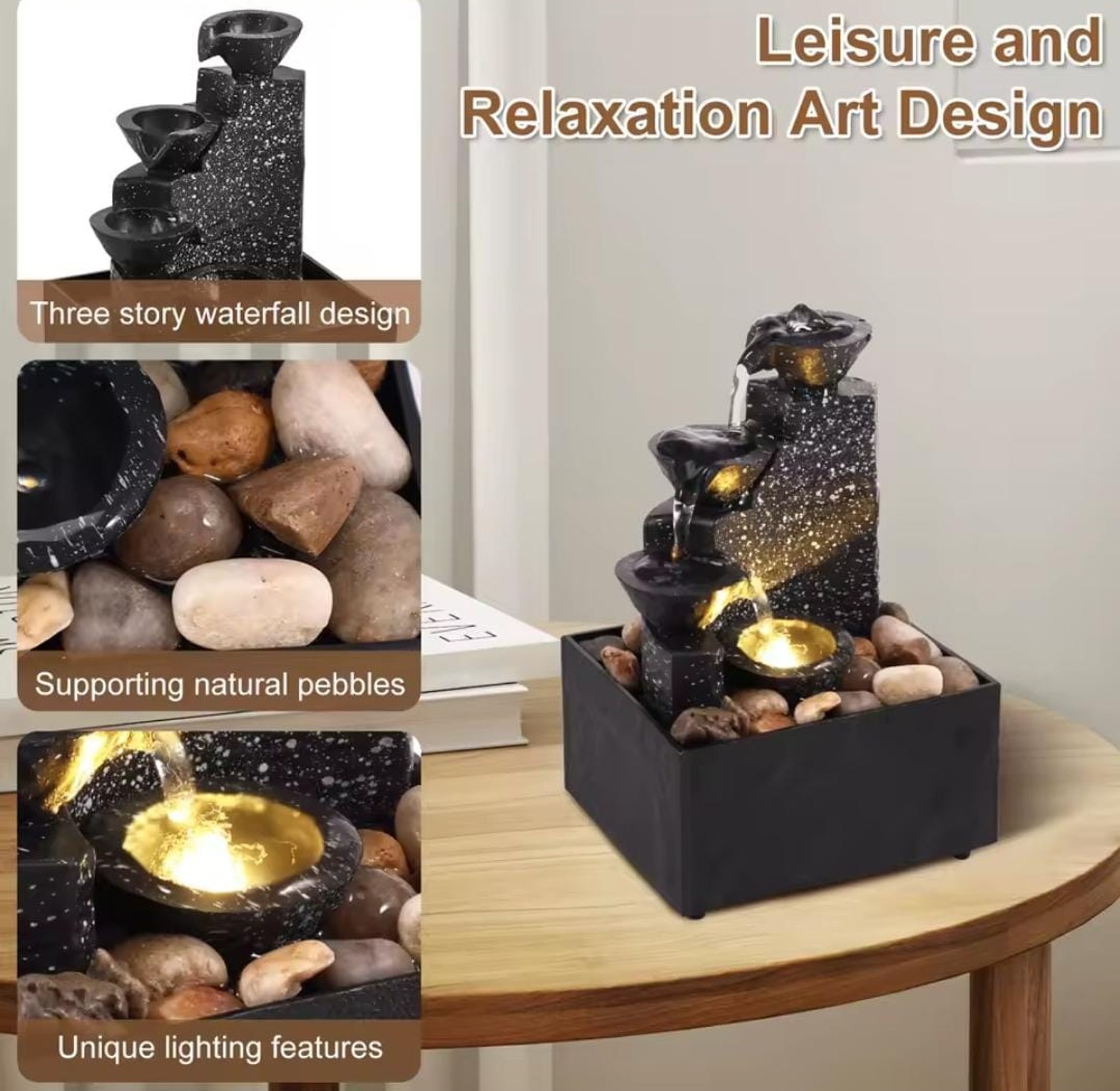 3-Storey Tabletop Waterfall Ornament image