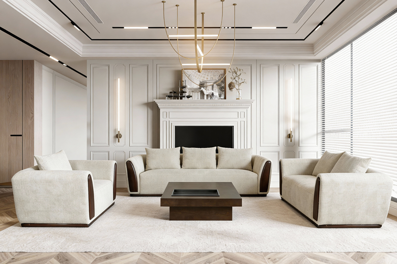 CASTELLO 7 Seater Fabric Sofa (3+2+1+1) image