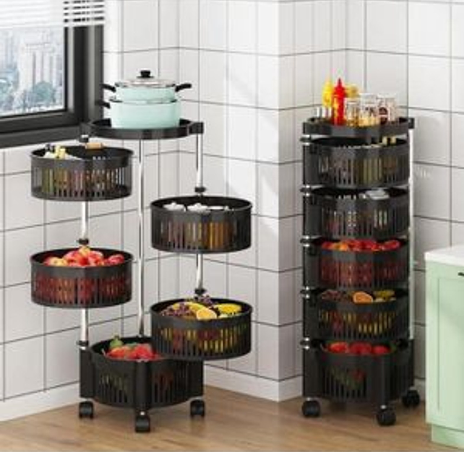 Multi Purpose Storage Rack / Vegetable/Dish/Fruit Rack image