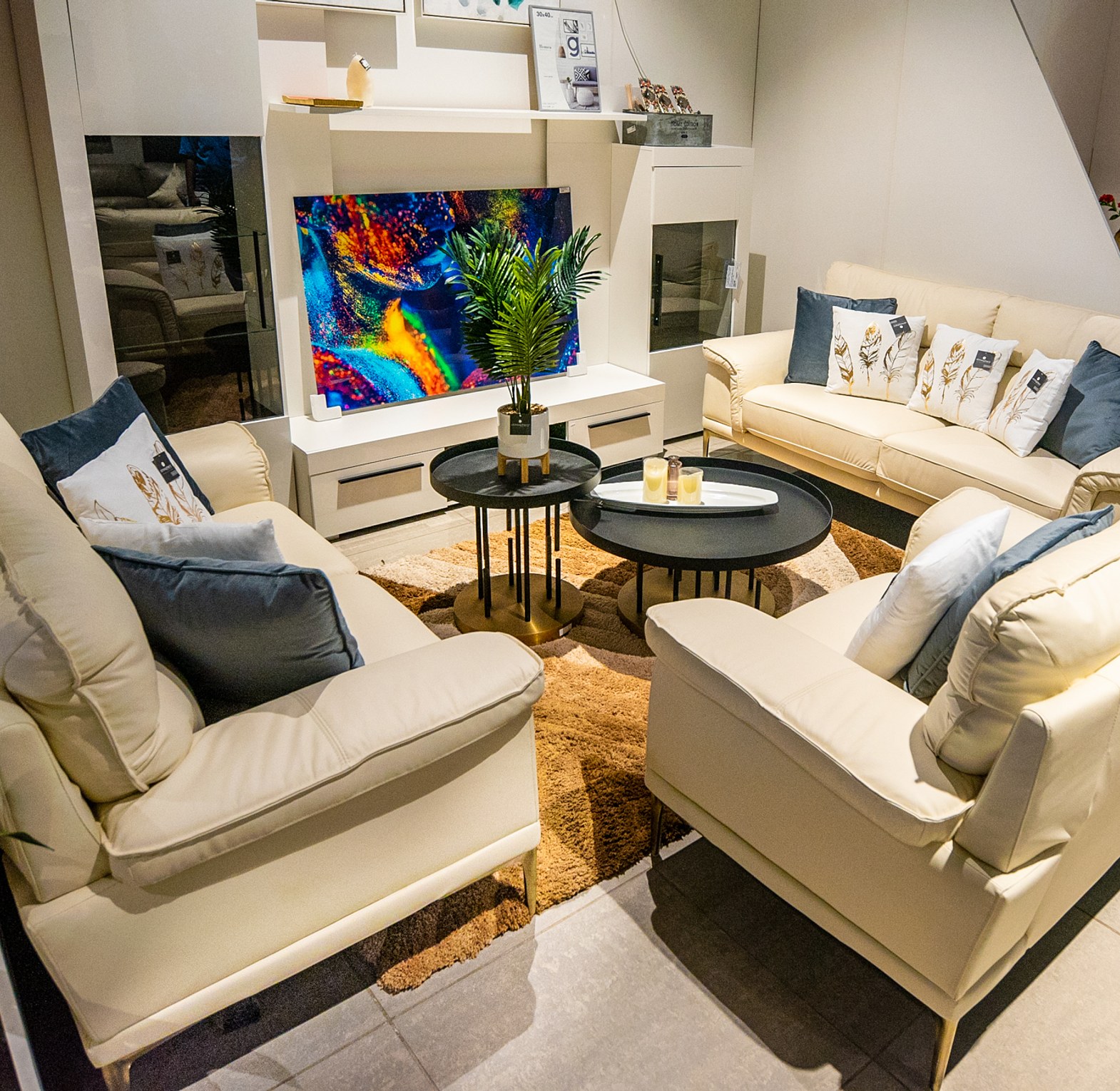 SOFA SET 3+2+1 LEATHER  S image