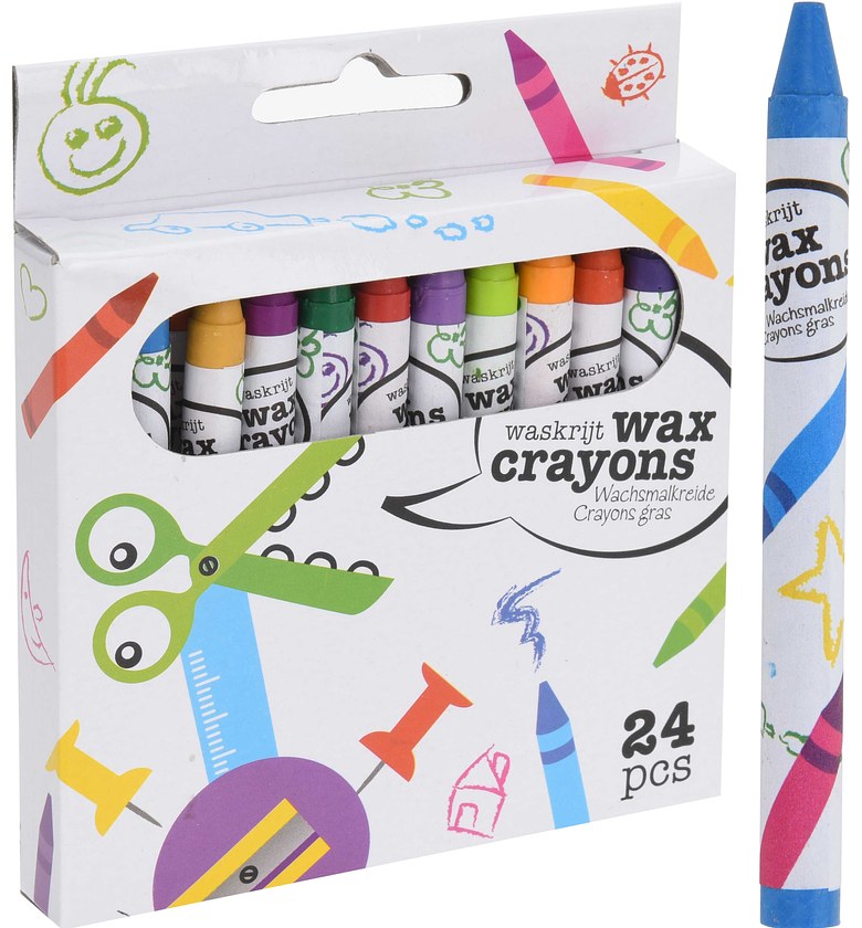 CRAYONS WAX 24 PCS #REF:1 image