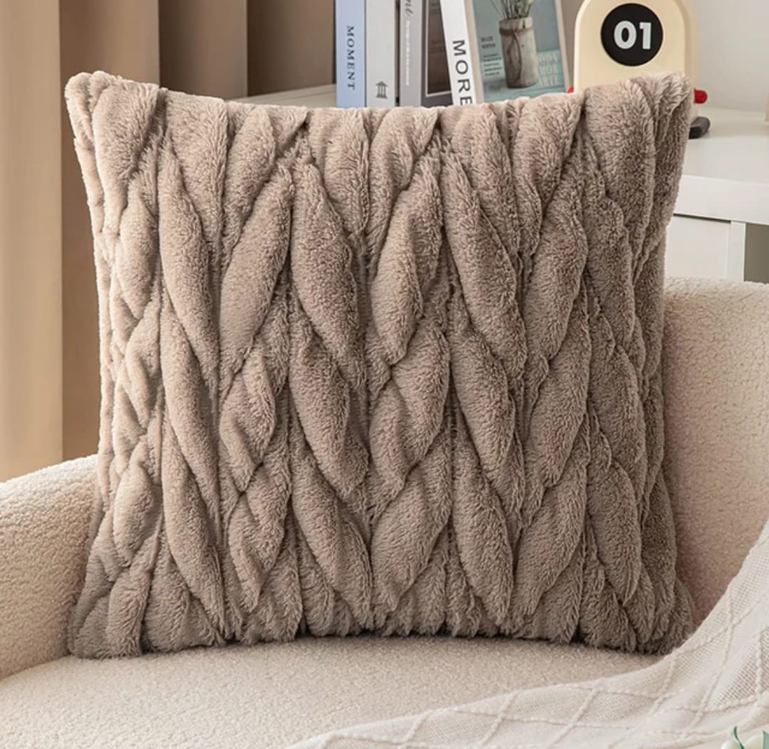 Woven Twist Velvet Cushion Cover image