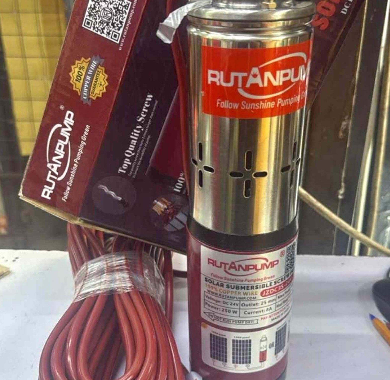 Rutan submersible pump 250watts 50m image