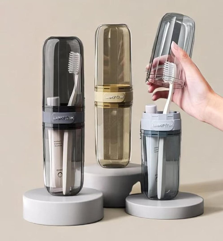 Portable Toothbrush & Toothpaste Holder image