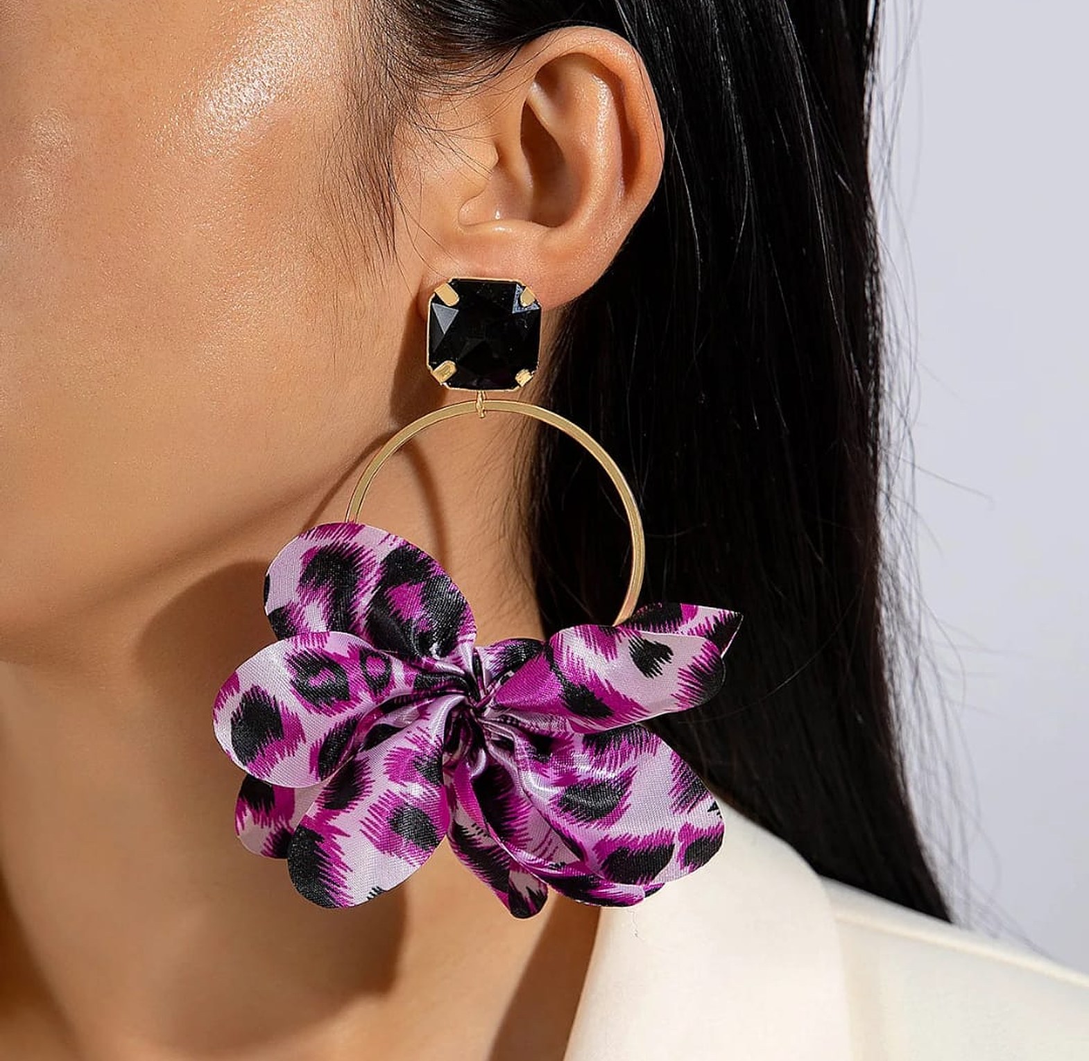 Animal print earrings  image