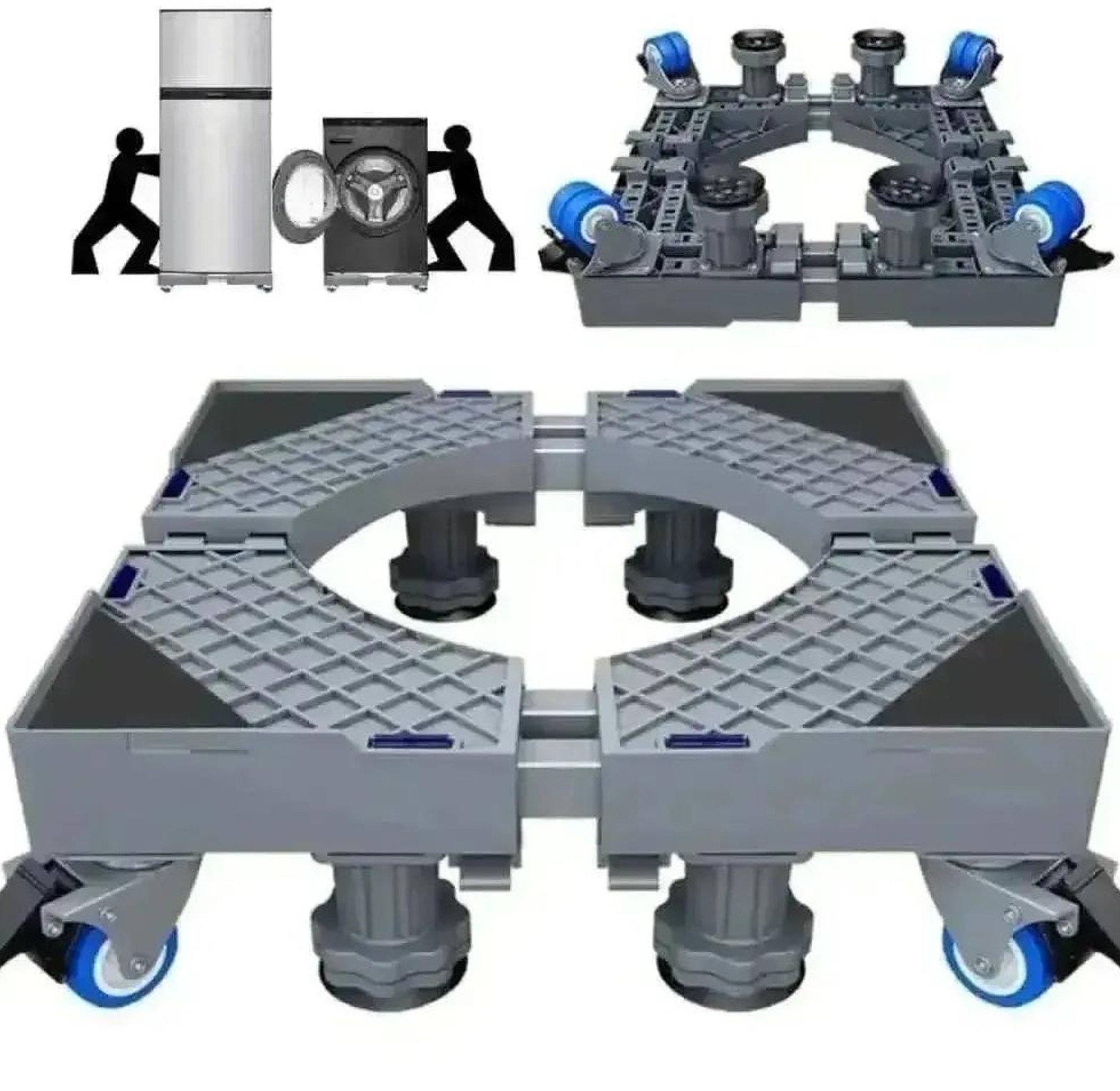 Heavy duty washing machine /fridge/cooker stand image