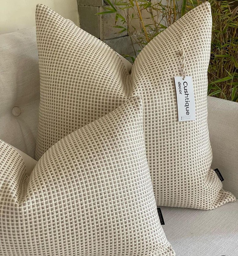 THATCH WOVEN CUSHION image