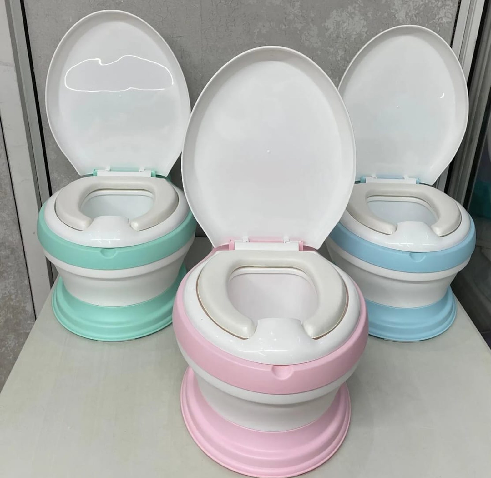Portable baby toilet training potty image