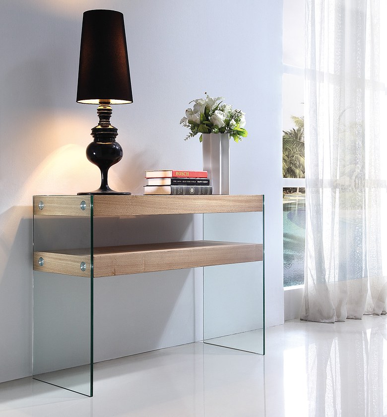CONSOLE 120X40X75 CM GLAS image