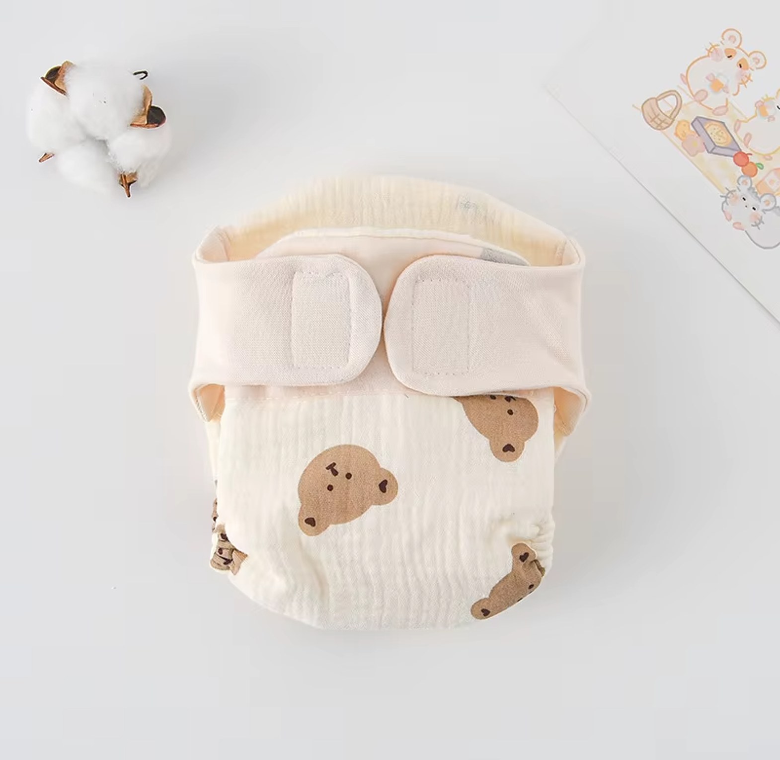 Reusable Muslin Cloth Diapers image