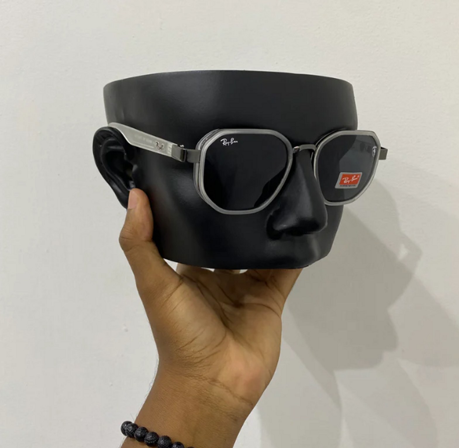 Rayban Hexagonal Grey image