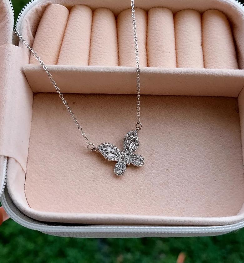Silver Crystal Butterfly image
