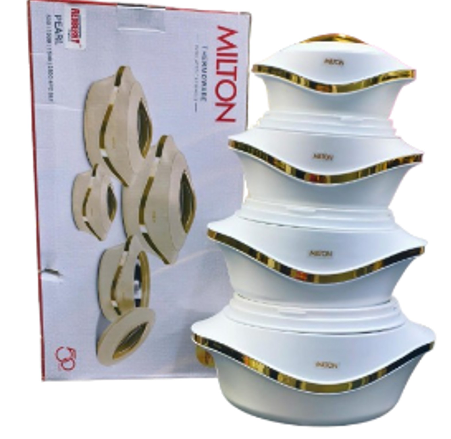 Hotpot. Milton 4 pcs pearl hotpots well insulated image