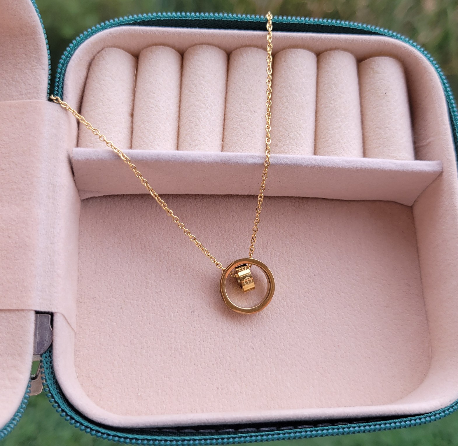 Ring rosegold necklace  image