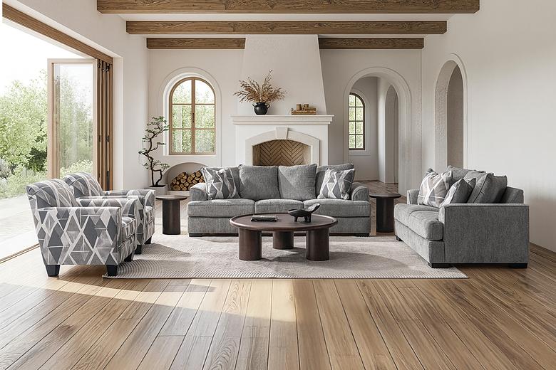 VOE 7 Seater Fabric Sofa image