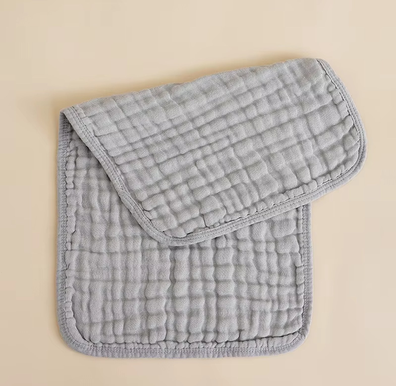 Muslin Cotton Waffle Burp Cloths  image