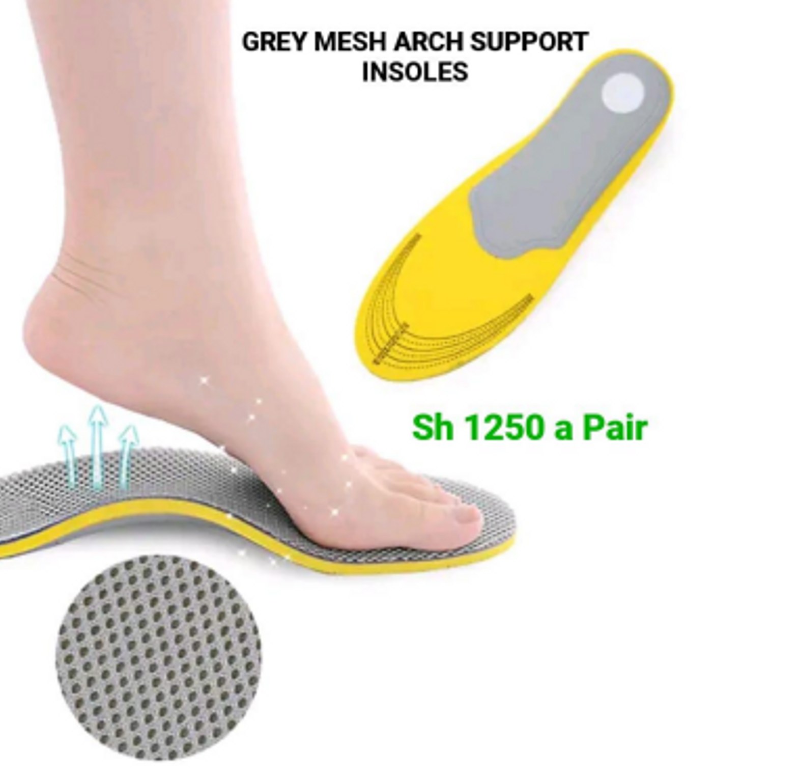  Leather Arch Insoles image