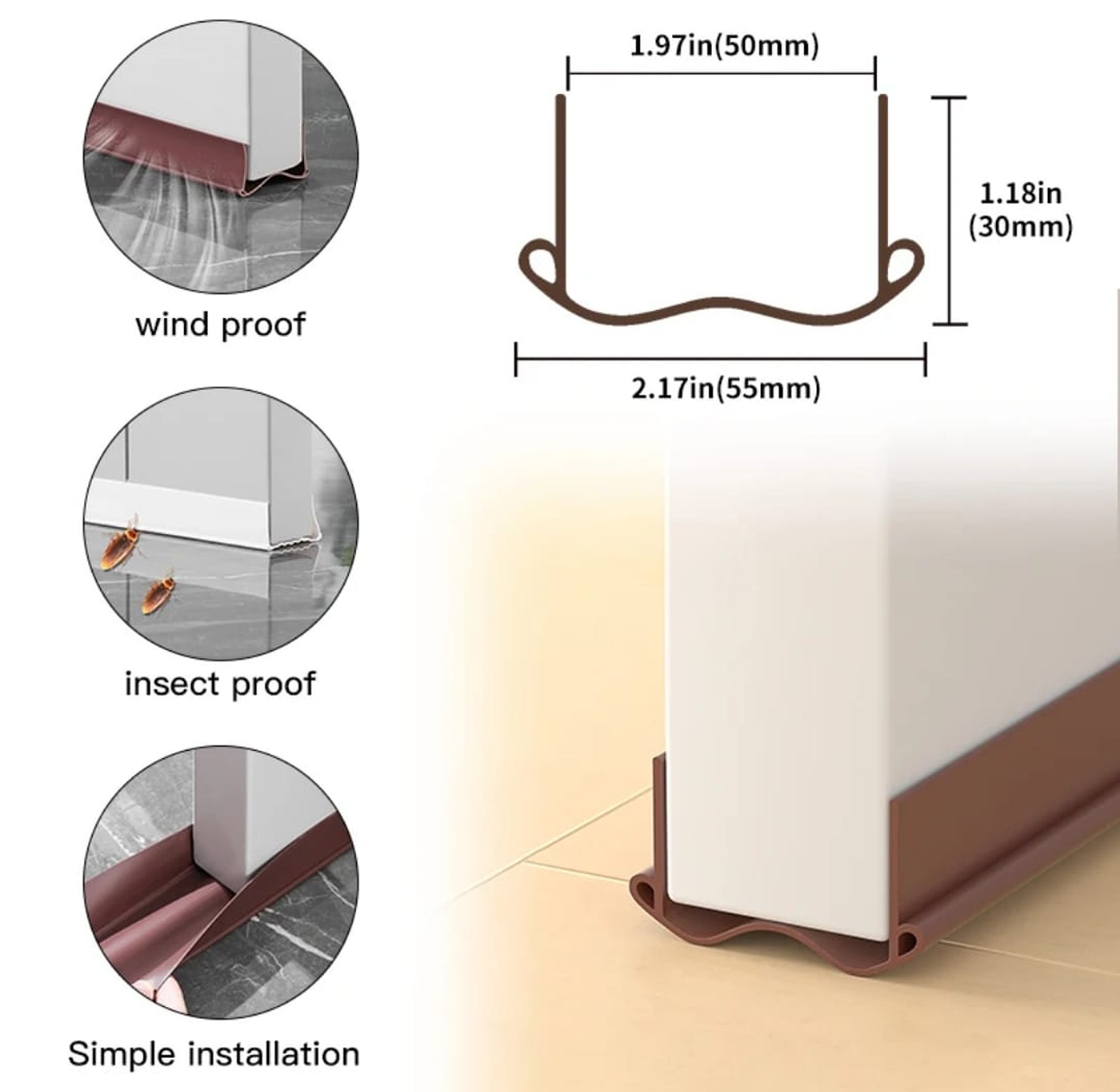Silicone Door Sealer Strip image