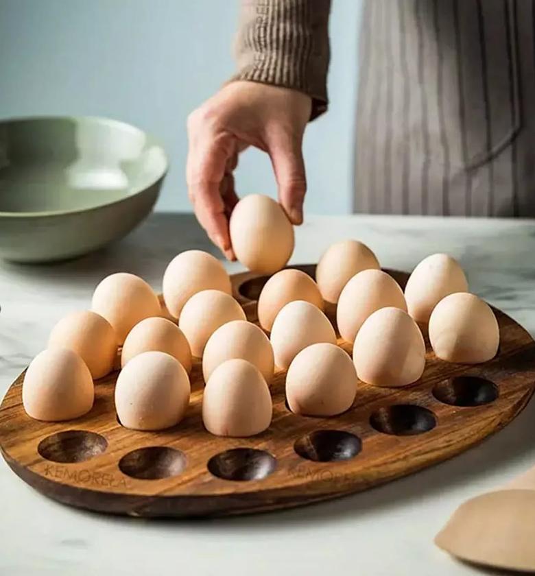Wooden Egg Storage Box image