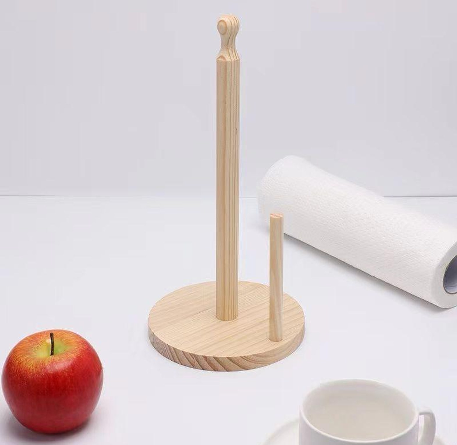 Bamboo Tissue Holder,  image
