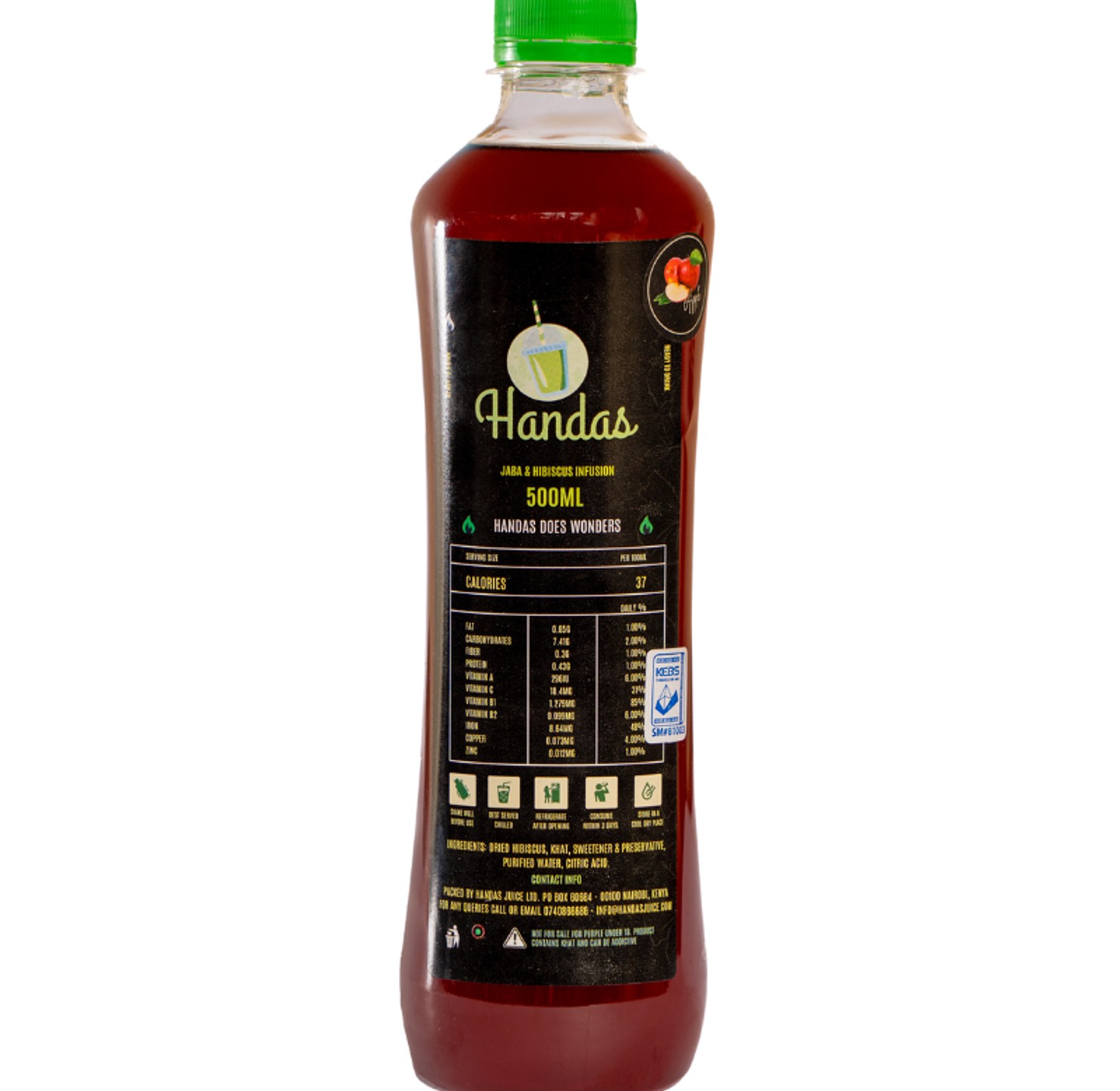 Handas juice 500ml plastic image