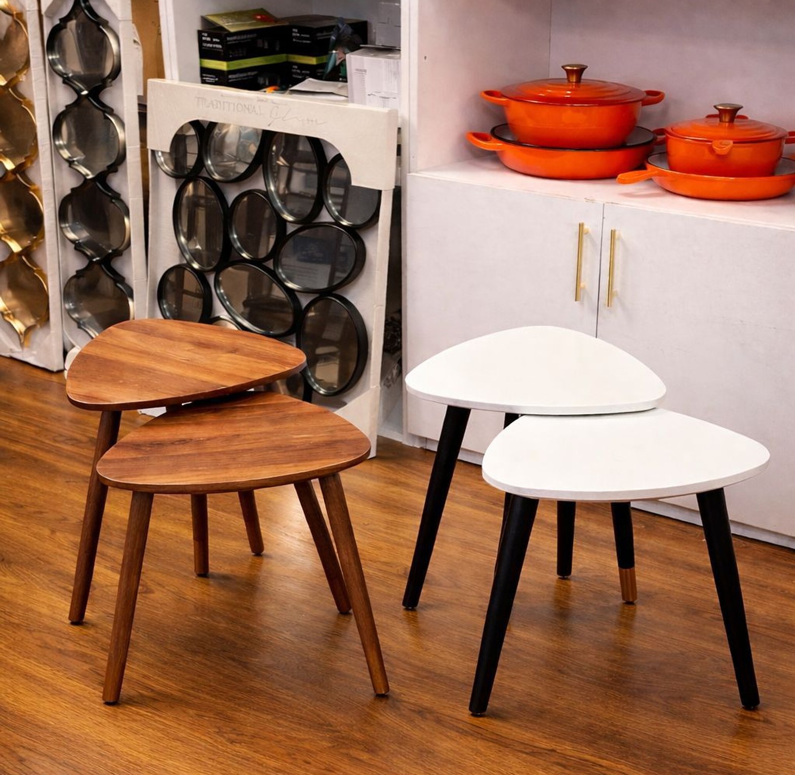 2-Piece Solid Wood Coffee Table Set image