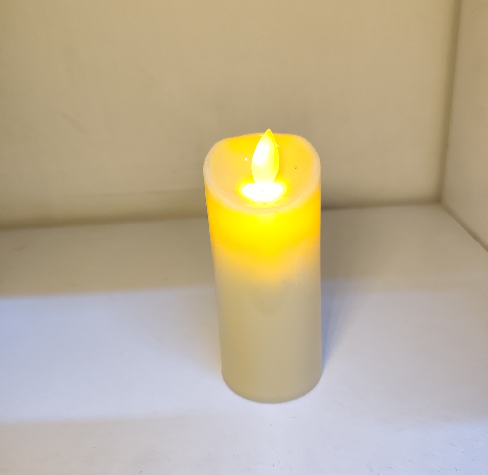 LED Flameless Candle, Flickering Battery Operated Pillar image