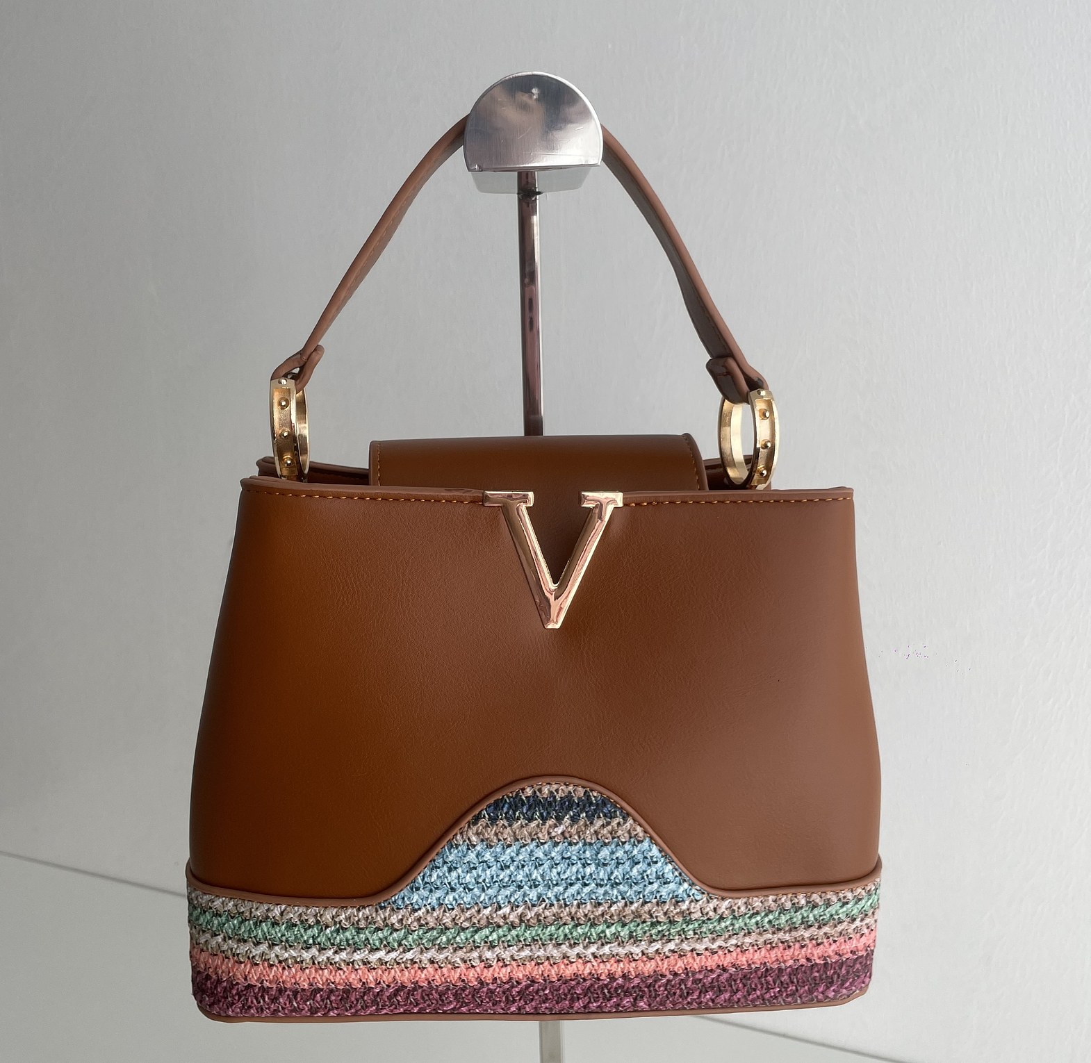 Rosette Bag - Brown image