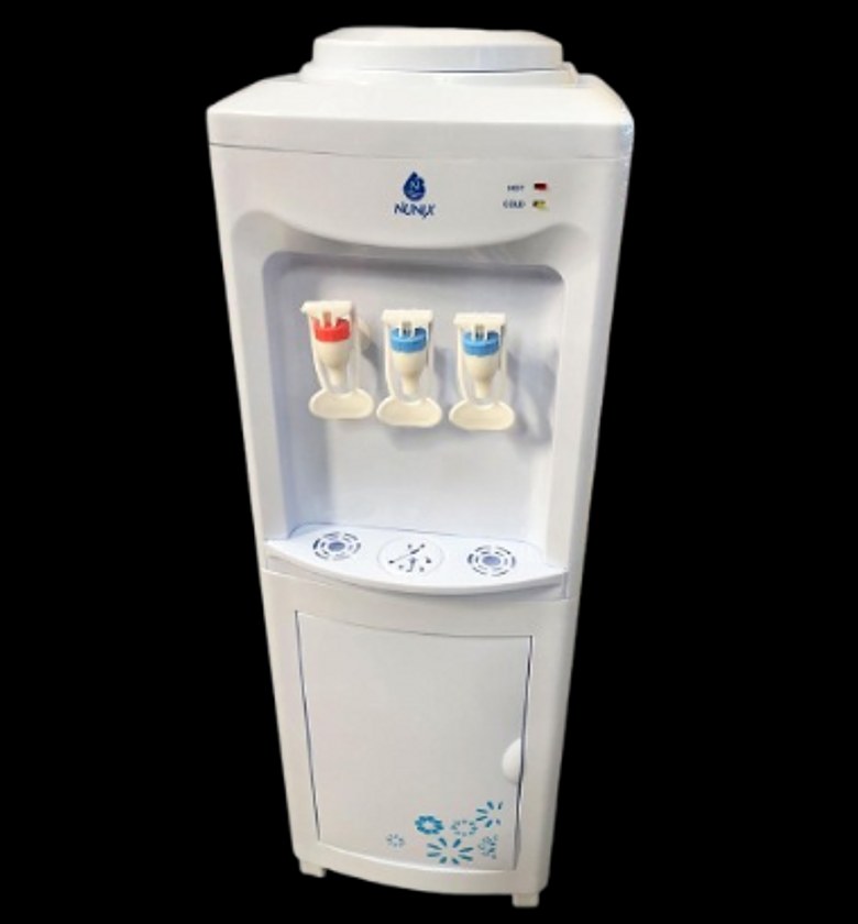 Water Dispenser. Nunix Energy Efficient Hot, normal And Cold Water Dispenser,3 Taps image
