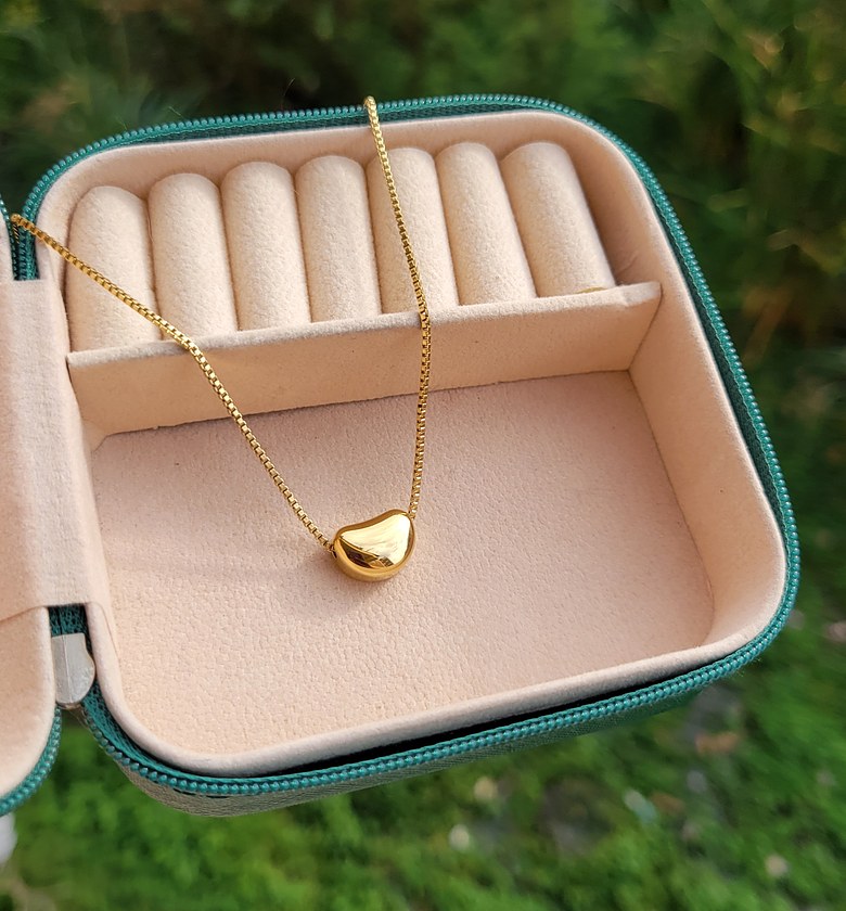 Plain loveheart necklace  image