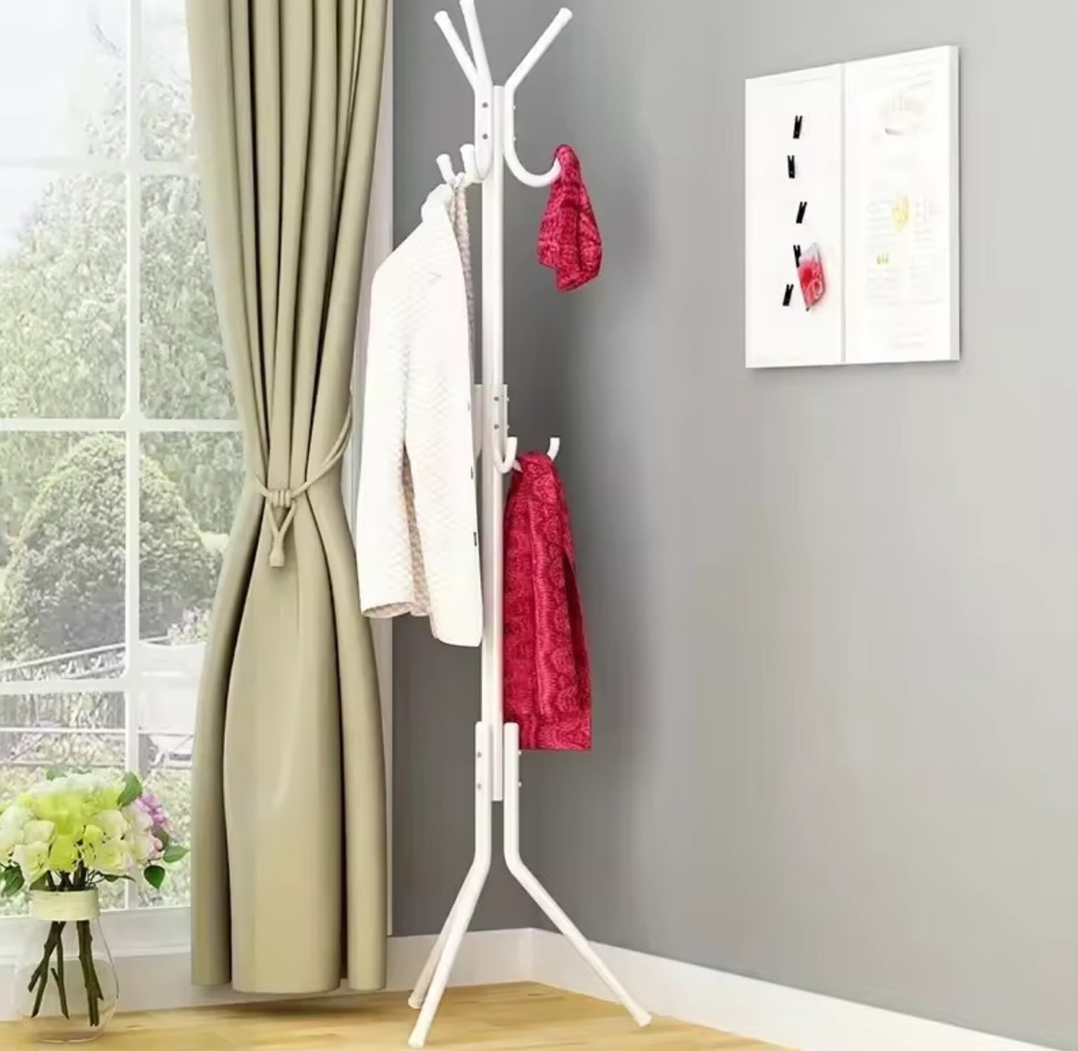 Vertical Clothes Hanging Rack, Coat Rack image