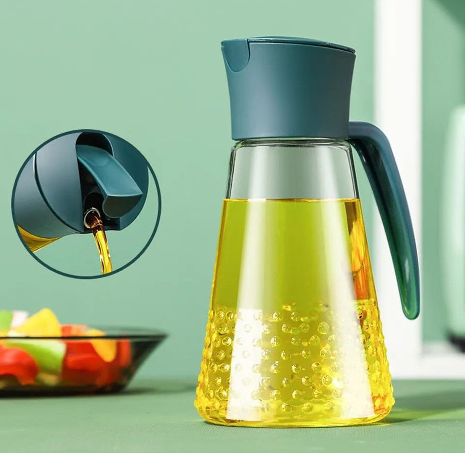 630ml Oil Dispenser Glass Bottle image