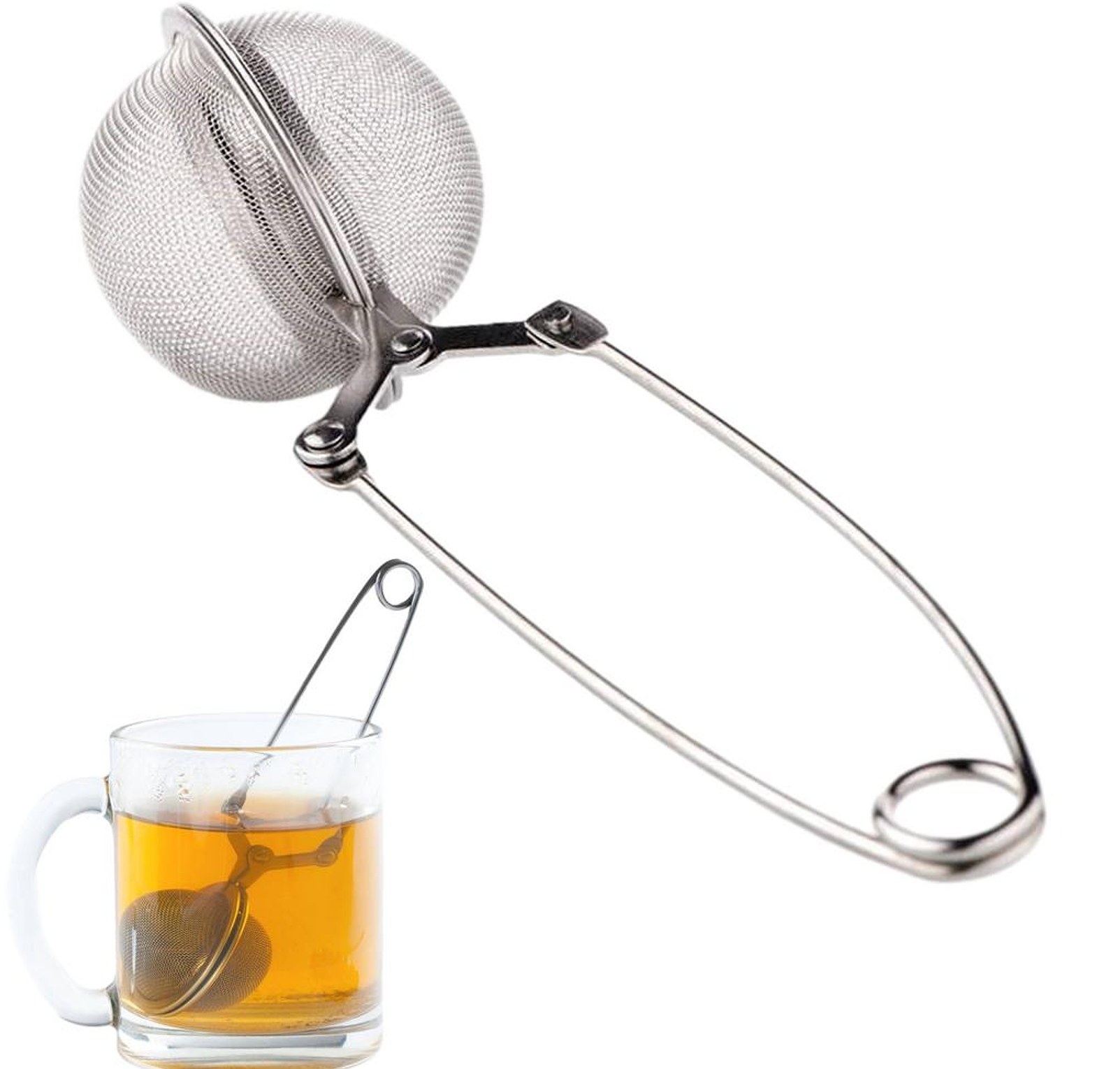 Tea Infuser or Herb Diffuser and Strainer image