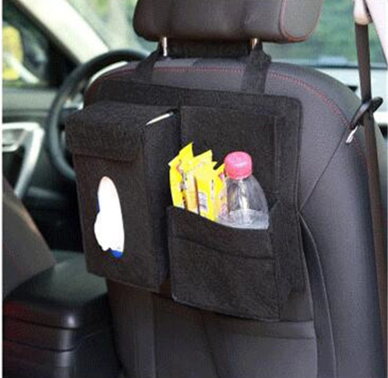 Car Back Seat Storage Bag Organizer image