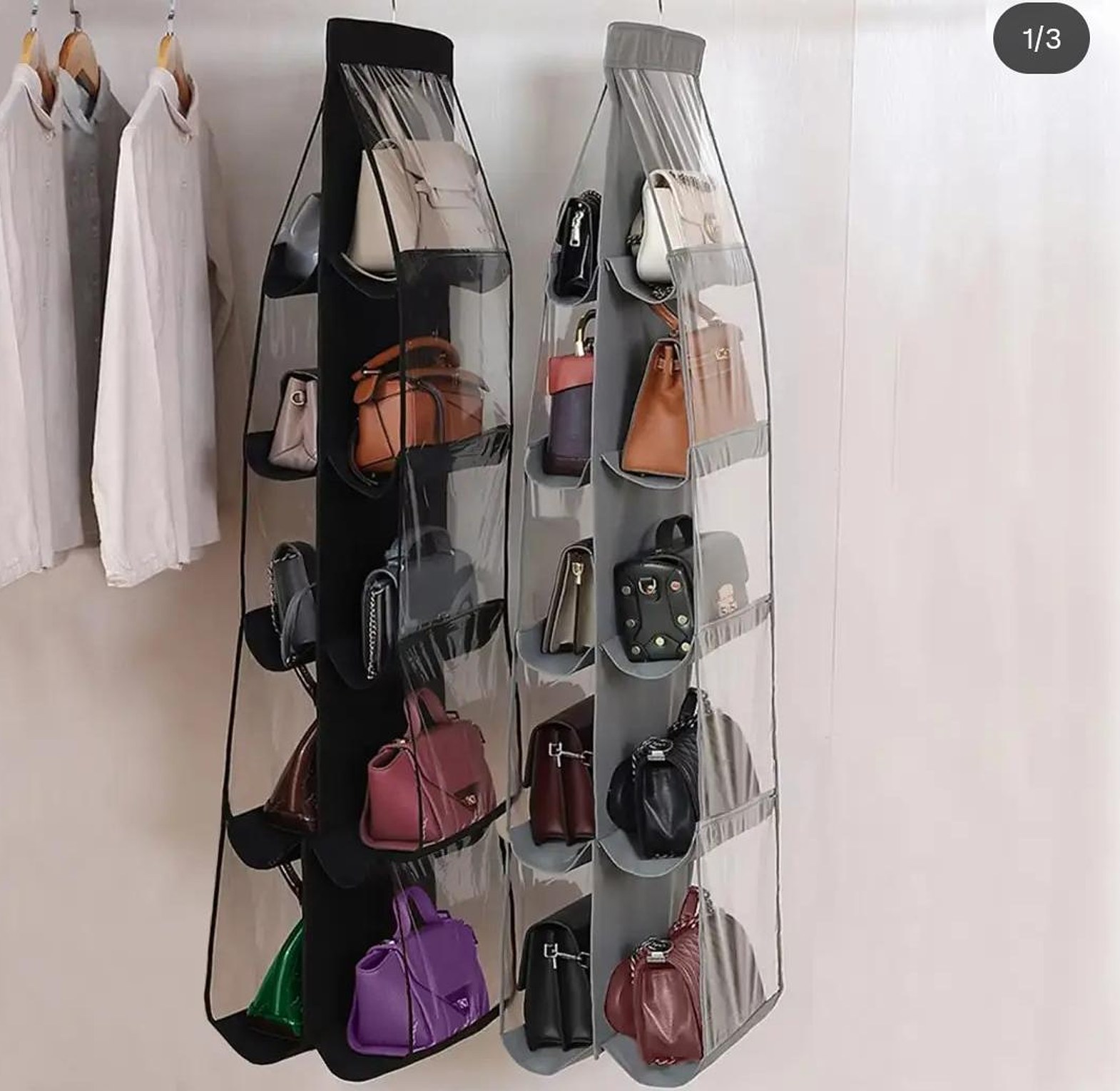 10 Pockets purse,bag organizer image
