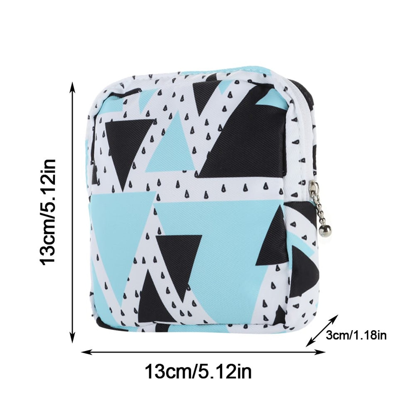 Cute Women Sanitary Napkin Pad Cotton Bag image