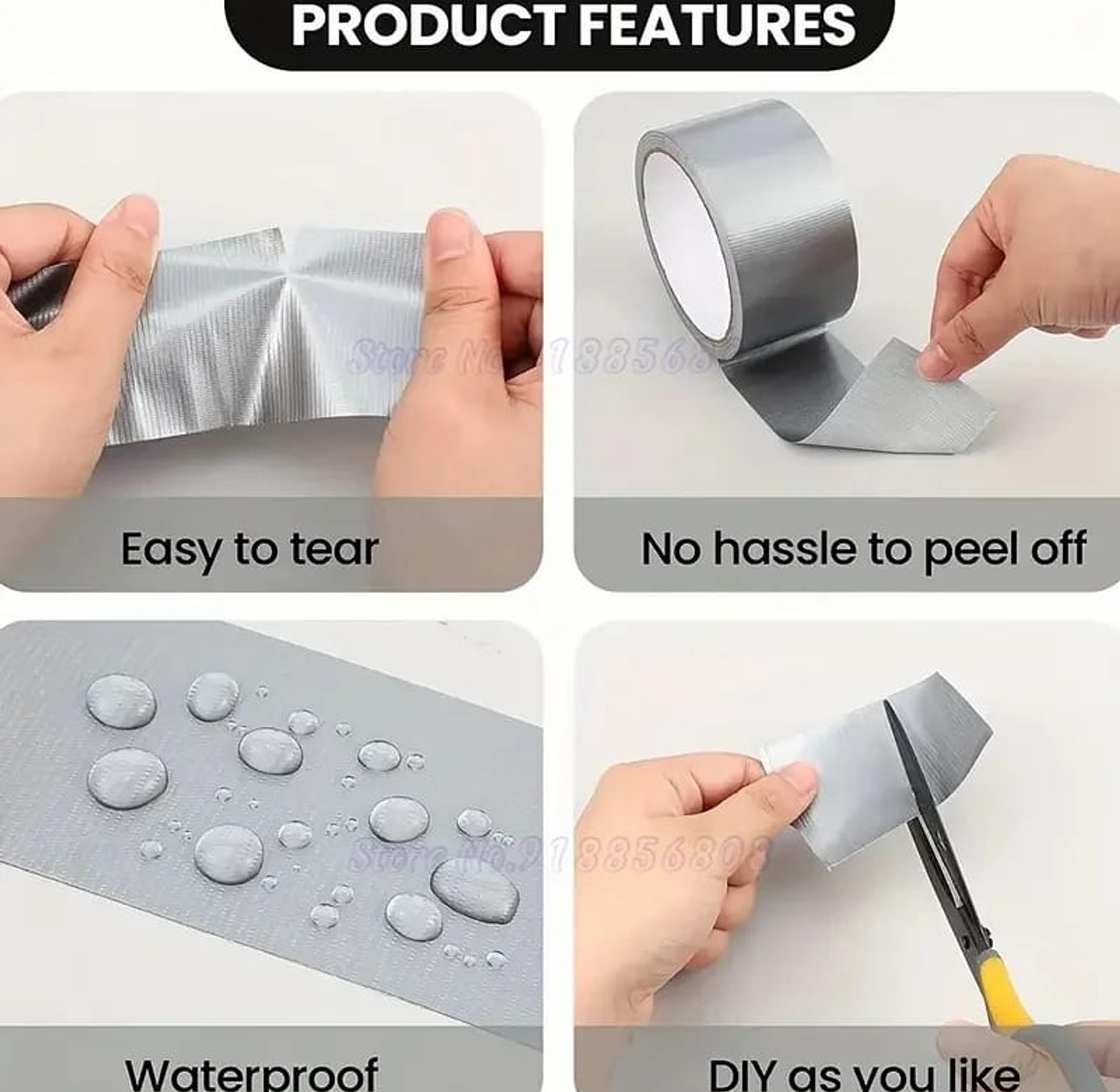 Heavy Duty Super Sticky Waterproof Carpet Binding Adhesive Tape  image