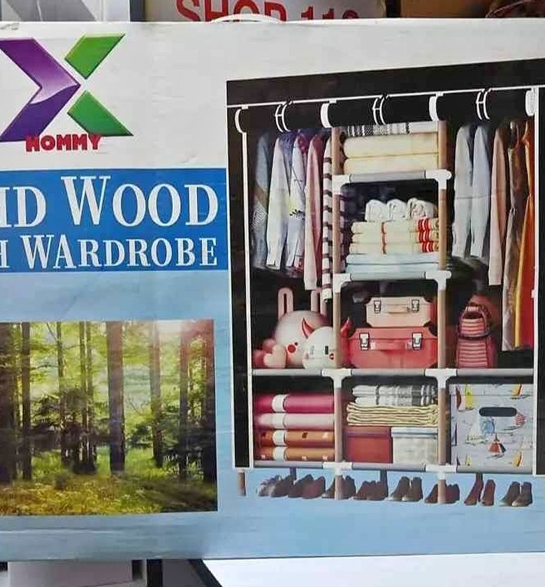 Wooden wardrobe image