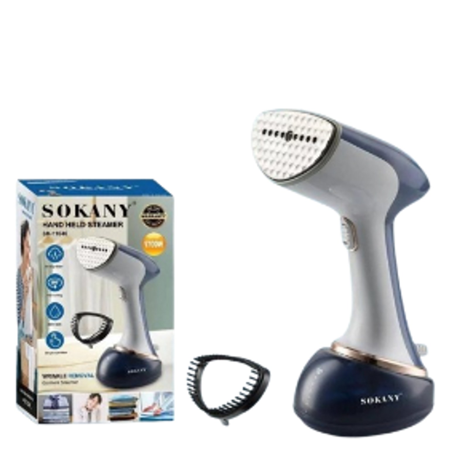 Sokany Portable Garment Steamer 260ml Water Tank  1700 Watts image