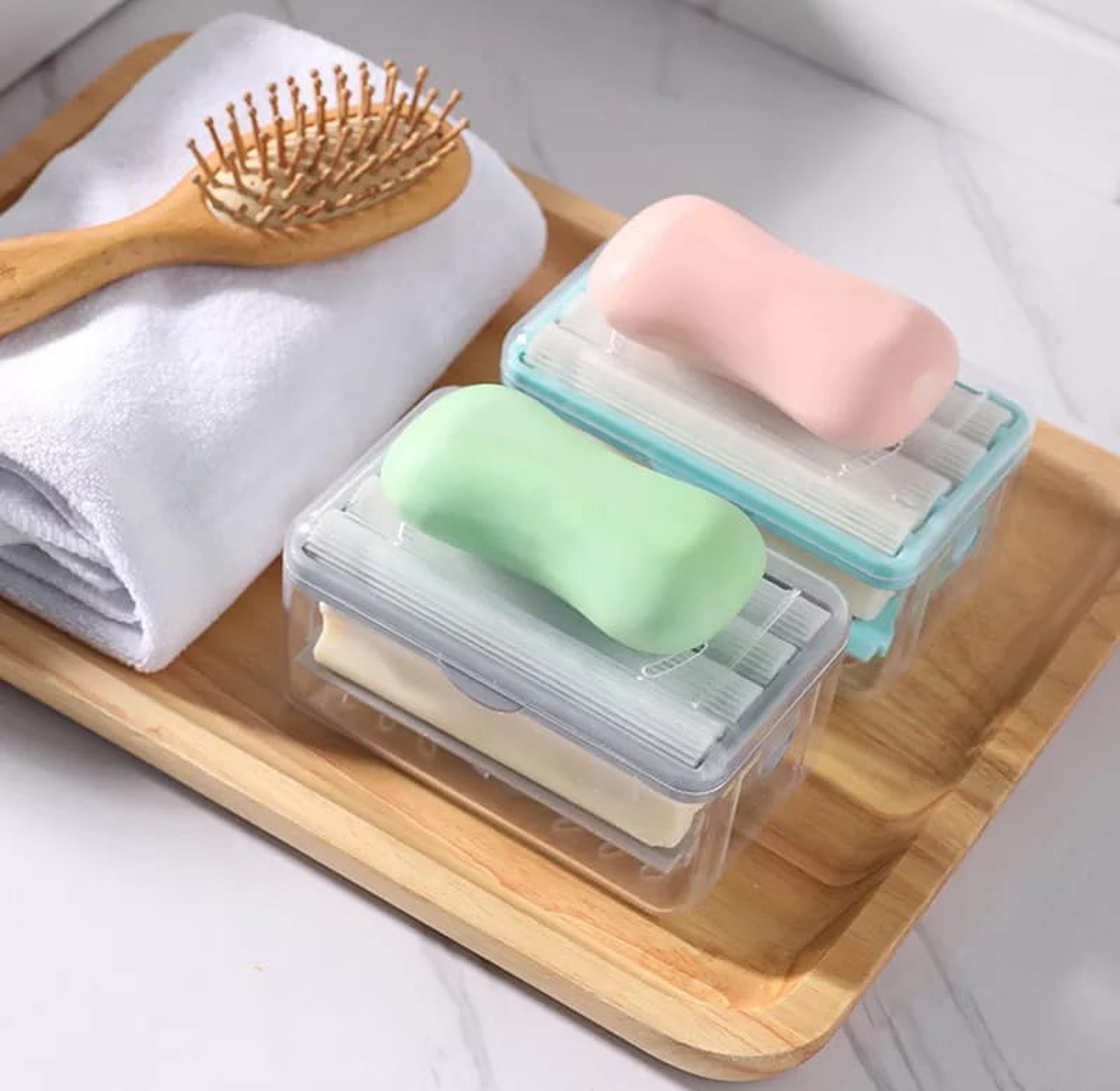 Multifunctional Soap Dish 2 In 1  image